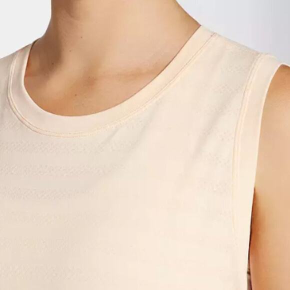 DSG Women's Seamless Jacquard Tank Illuminated Light Peach Size Large - Picture 4 of 9